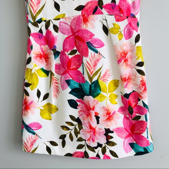 ZARA GIRLS Floral Cotton Party Dress - Picture 5 of 14